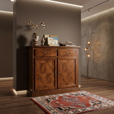 Comodino cassetti in legno credenza armadio armadi massicci comodino soggiorno nuovo