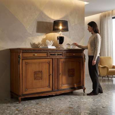 Comò Sala Comò Cassetti Legno Consolle Armadio Armadi Massiccio