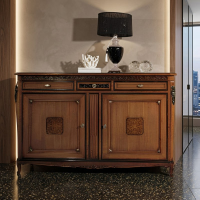 Comò Sala Comò Cassetti Legno Consolle Armadio Armadi Massiccio