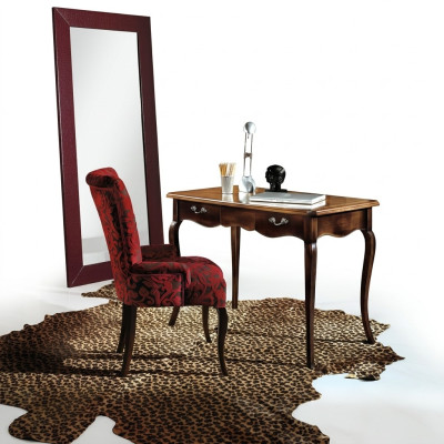 Tavolo Tavolo in legno Sedia Tavoli 3 pezzi Arredamento in legno massiccio Ufficio Scrivania Sedia
