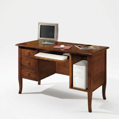Set di mobili per ufficio scrivania in legno massello arredamento italiano nuovo.