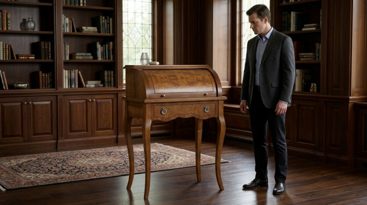 Design scrivania segretaria Lusso scrivania mobili in legno Tavoli ufficio Arredamento
