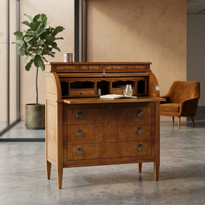 Design Scrivania Segretario Lusso Mobili da Ufficio Scrivanie in Legno Nuove