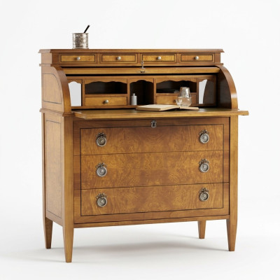 Design Scrivania Segretario Lusso Mobili da Ufficio Scrivanie in Legno Nuove