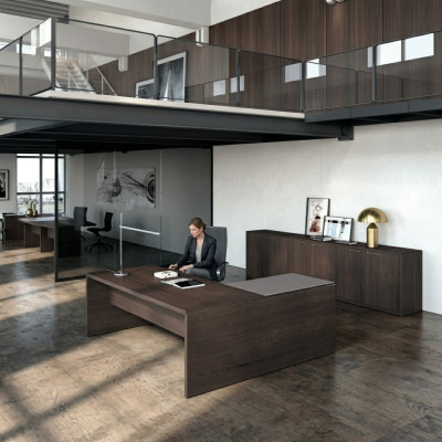 Angolo scrivania scrivania computer tavolo ufficio studio mobili tavoli arredamento Frezza divani