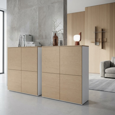 Comò Armadio Armadio per il soggiorno Registro documenti Armadietto credenza Buffet
