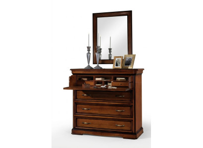 Mobile in legno con cassetti credenza con 3 cassetti armadietto composizione con ante