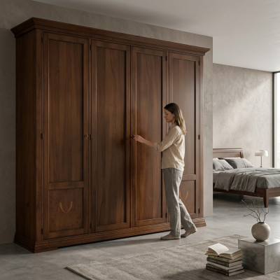 Armadi Stile Mobili Camera da Letto Casa di Campagna Armadio Guardaroba Soggiorno Nuovo