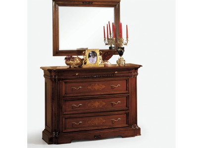 Sideboard credenza cassettiera 4 cassetti legno armadietto cassettiere