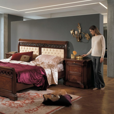 Comodino Tavolino in legno Tavoli Mobili da camera da letto Credenza Marrone