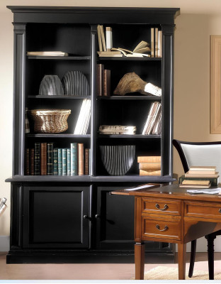 Scaffale divisore, credenza, vetrina in legno di lusso Mobili italiani massicci.