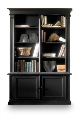 Scaffale divisore, credenza, vetrina in legno di lusso Mobili italiani massicci.