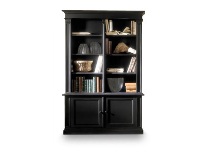 Scaffale divisore, credenza, vetrina in legno di lusso Mobili italiani massicci.