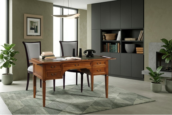 Scrivania con cassetti Design scrivania in legno Scrivanie