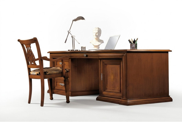 Scrivania da designer Tavolo Mobili da ufficio Scrivanie in legno massello Tavoli in Italia.