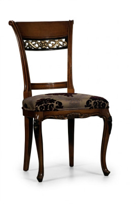 Sedie in legno massello Sedia da pranzo Design con motivi intagliati Sedia a dondolo Mobili