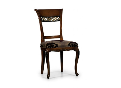 Sedie in legno massello Sedia da pranzo Design con motivi intagliati Sedia a dondolo Mobili