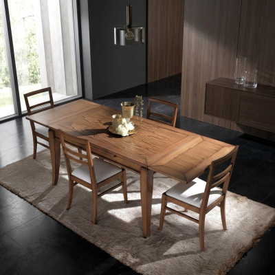 Set da pranzo, tavolo da pranzo + 4 sedie moderne, tavolo, sala da pranzo.