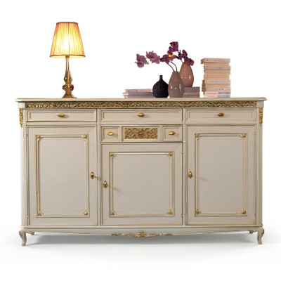 Comò credenza credenza credenze in legno massello mobili comò bianco