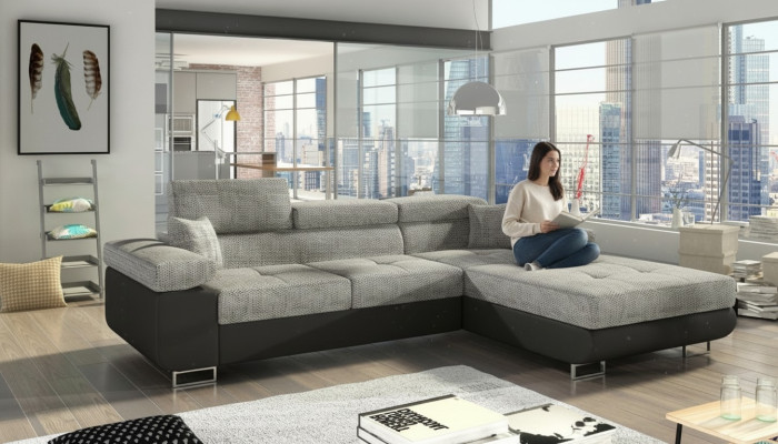 Divano angolare a L-forma Salotto Divano design Divano Divanetto Tessuto da seduta