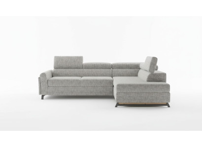Divano design angolare in tessuto per soggiorno in stile L.