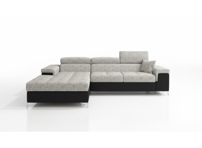 Sofà a forma di L Divano d'angolo Set di divani design moderno in tessuto testurizzato nuovi