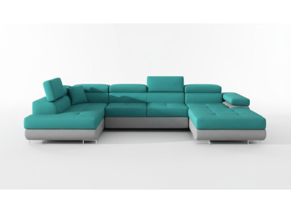 Tessuto divano a forma di U Divano d'angolo, moderno design divano nuovo