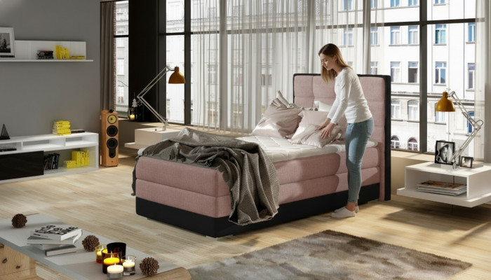 Lussuoso letto imbottito di design, letto, letti, letto di design NUOVO 90x200cm