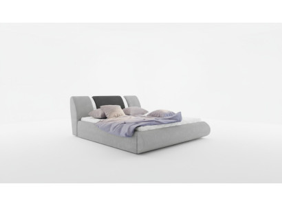 Lussuosa decorazione per letto da camera da letto, design imbottito 180x200 cm, letto doppio da hotel