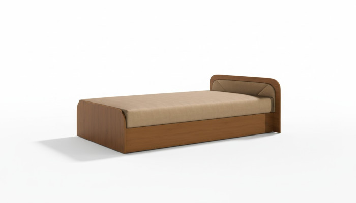 Camera per bambini Letto imbottito Letto Letti Legno Divano Letto Materasso 80x190 cm Nuovo