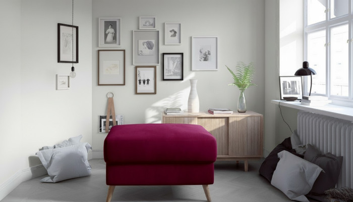 sgabello Pouf Divano Imbottito sgabello Pouf Poggiapiedi Pouf Mobili Pouf Rosa