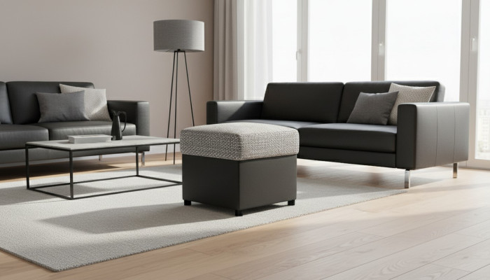 Pouf Panchina Sedile Poggiapiedi Pouf Nuovo Poggiapiedi Imbottito Panchetto Pufa