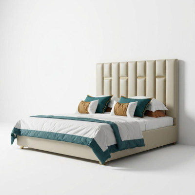 Camera da letto di lusso Letto matrimoniale 150/180x200 cm in metallo Nuovo Albergo