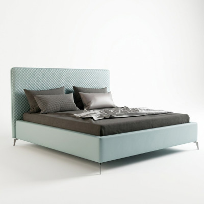 Letto matrimoniale in cuoio Letto in pelle Letti Letto in pelle Imbottitura Camera da letto Matrimoniale