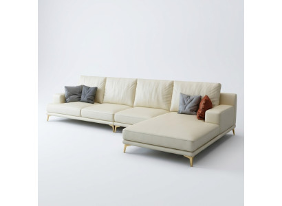 Design Divano Rivestito Soggiorno Divano ad angolo Composizione imbottita Set di divani Posti a sedere Divano