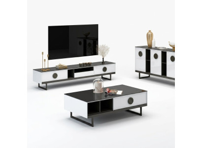 Comò + Tavolino + Mobile multimediale RTV Nuovi mobili di design italiani