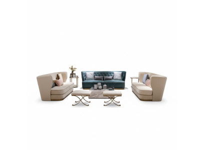 Set completo divano divano divano stile italiano 3+2+2 posti
