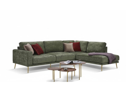 Design stoffa divano a L, divano ad angolo, set di divani moderni in tessuto.