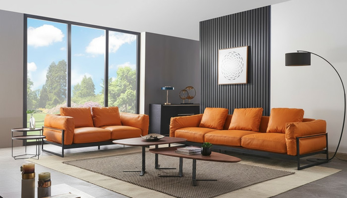 Divano design Set di divani 3+2 posti Divano imbottito Set di mobili italiani