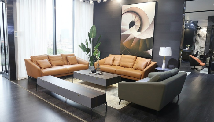 Divano design Set divani 3+2+1 Posti Pouf Poltrona Salotto Divano