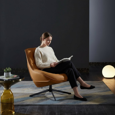 Design poltrona Lounge Club Sedia da televisione Sedie Relax Conferenza Ufficio Nuovo Metallo