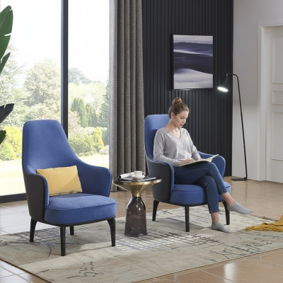 Salotto di lusso Club TV Poltrona Sedile Design Divano Divano Relax in Tessuto
