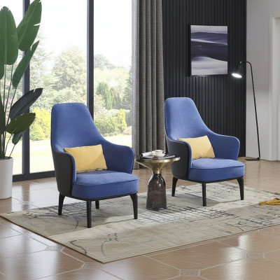 Salotto di lusso Club TV Poltrona Sedile Design Divano Divano Relax in Tessuto
