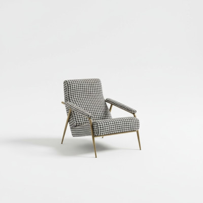 Poltrona Design Divano Divano Relax Tessuto Lounge Lusso Club TV Poltrona Sitzer