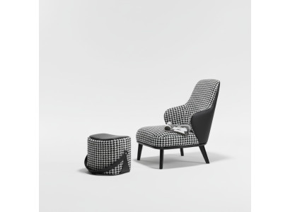 Poltrona Design Divano Sofa Relax Tessuto Lounge Lusso Club TV Poltrona Posti
