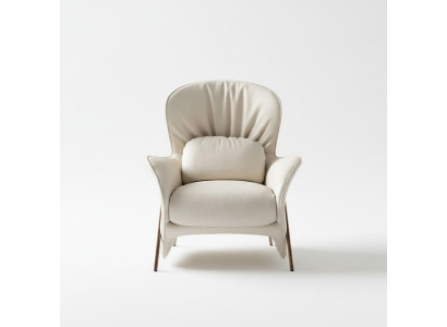 Sedia di lusso imbottita per cocktail relax lounge club sedie mobili design poltrona in pelle.