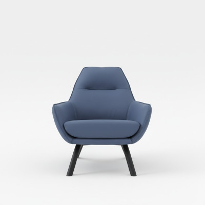 Divano design in tessuto con posti divani lounge club imbottito di lusso con braccioli poltrona relax.