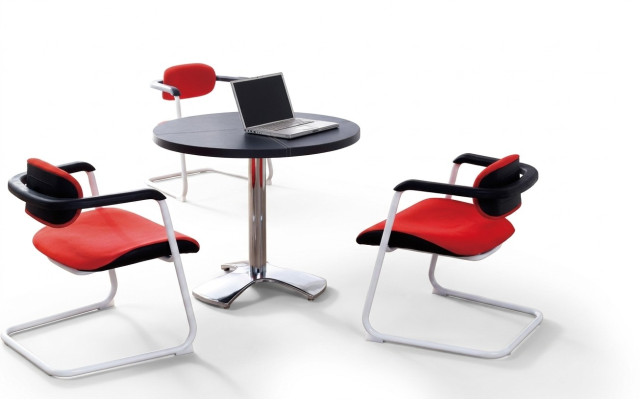 Sedia oscillante, sedia a slitta decorativa, sedia da visita, sedia da conferenza, poltrona.
