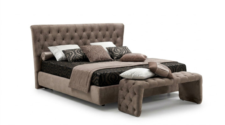 Letto Imbottito Design Di Lusso Doppio Letti Hotel Chesterfield Camera Da Letto