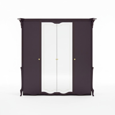 Splendido armadio con ante a specchio in pregiato design italiano.